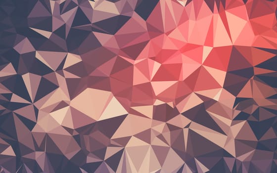 Abstract low poly background, geometry triangle, mosaic pastel color background