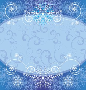 snowflake grunge vintage background illustration