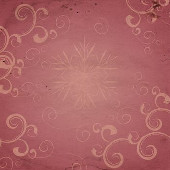 dark pink old ornate paper