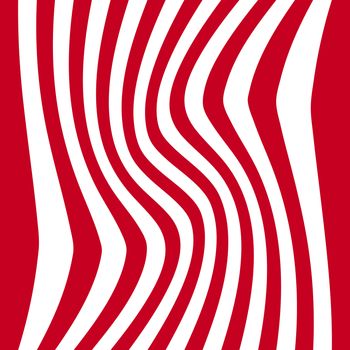 Striped abstract background. red and white zebra print. illustration.