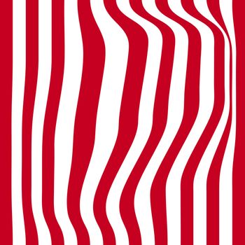 Striped abstract background. red and white zebra print. illustration.