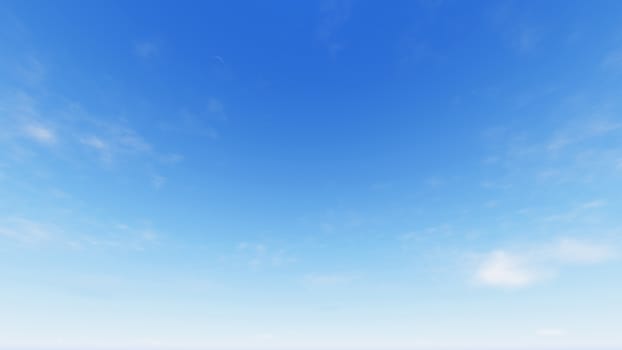 Cloudy blue sky abstract background, blue sky background with tiny clouds, 3d rendering

