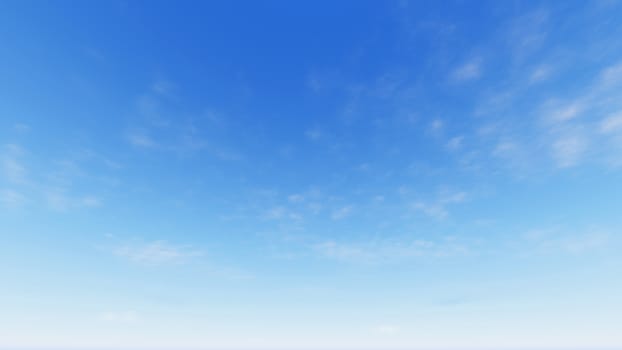 Cloudy blue sky abstract background, blue sky background with tiny clouds, 3d rendering

