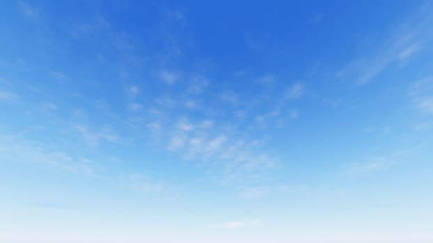 Cloudy blue sky abstract background, blue sky background with tiny clouds, 3d rendering

