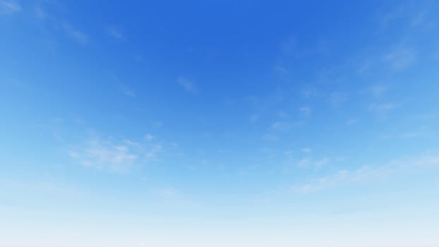 Cloudy blue sky abstract background, blue sky background with tiny clouds, 3d rendering

