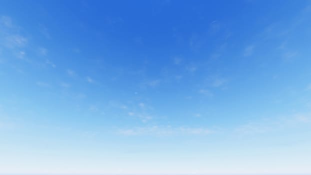 Cloudy blue sky abstract background, blue sky background with tiny clouds, 3d rendering

