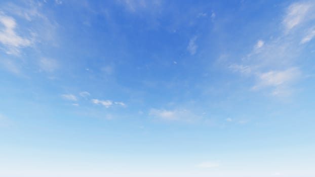 Cloudy blue sky abstract background, blue sky background with tiny clouds, 3d rendering

