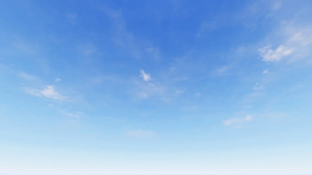 Cloudy blue sky abstract background, blue sky background with tiny clouds, 3d rendering

