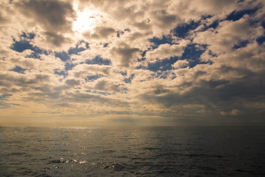 Seascape on a late-summer morning