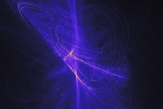 blue glow energy wave. lighting effect abstract background. 