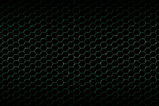 green and black and silver metallic mesh background and texture.