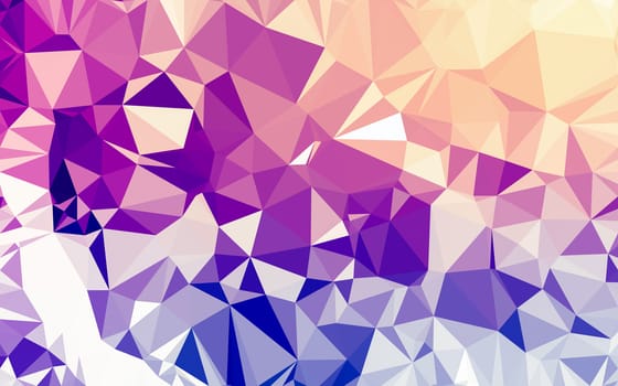 Abstract low poly background, geometry triangle, mosaic pastel color background