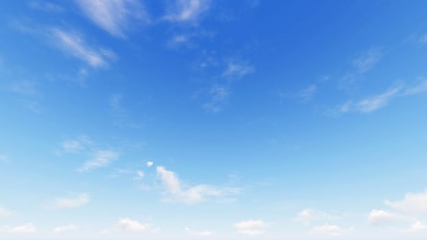 Cloudy blue sky abstract background, blue sky background with tiny clouds, 3d rendering

