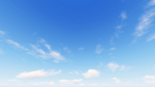 Cloudy blue sky abstract background, blue sky background with tiny clouds, 3d rendering

