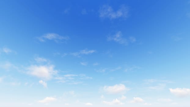 Cloudy blue sky abstract background, blue sky background with tiny clouds, 3d rendering

