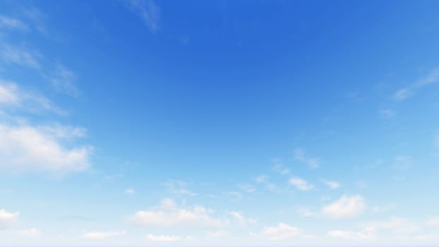 Cloudy blue sky abstract background, blue sky background with tiny clouds, 3d rendering

