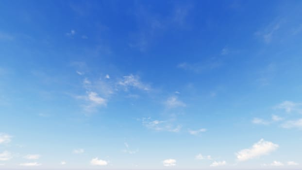 Cloudy blue sky abstract background, blue sky background with tiny clouds, 3d rendering

