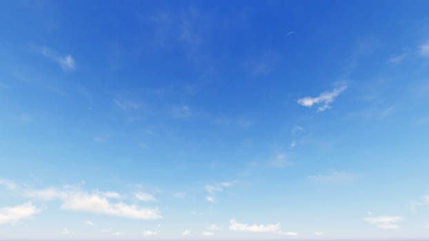 Cloudy blue sky abstract background, blue sky background with tiny clouds, 3d rendering

