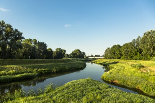 Panoramic view of a part of the protected park