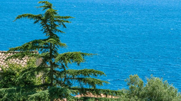 The beautiful Sicilian coast with ancient summer residences