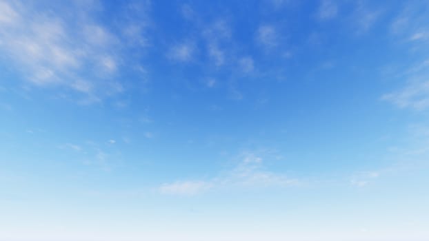 Cloudy blue sky abstract background, blue sky background with tiny clouds, 3d rendering

