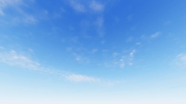 Cloudy blue sky abstract background, blue sky background with tiny clouds, 3d rendering

