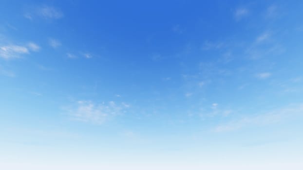 Cloudy blue sky abstract background, blue sky background with tiny clouds, 3d rendering

