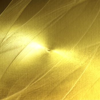 shiny gold carbon wall. gold background and texture. 3d illustration.