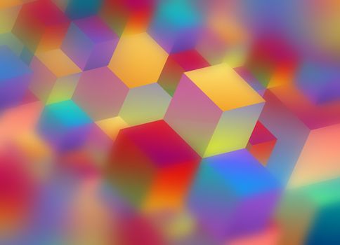 Abstract Geometric Colorful Decorative Modern Background for Design