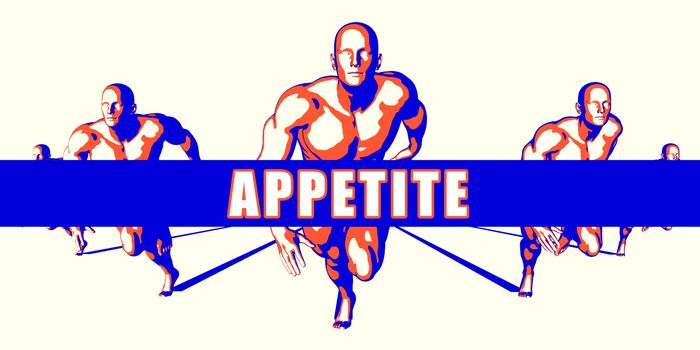Appetite as a Competition Concept Illustration Art