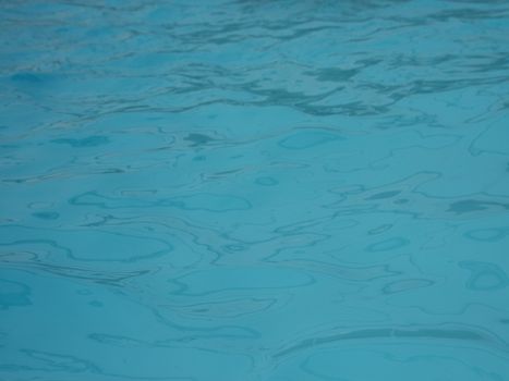 Blue Water Tranquil Abstract from Soft Swimming Pool Waves