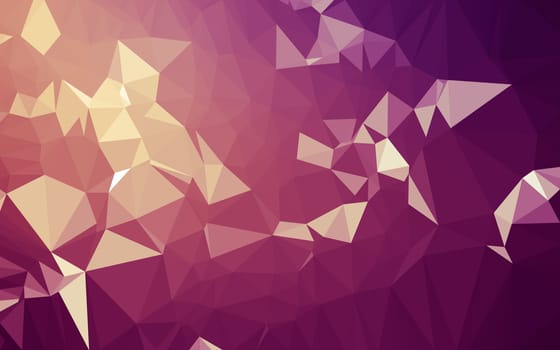 Abstract low poly background, geometry triangle, mosaic pastel color background