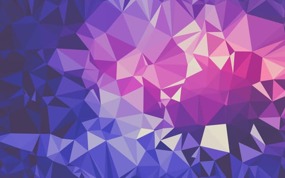 Abstract low poly background, geometry triangle, mosaic pastel color background