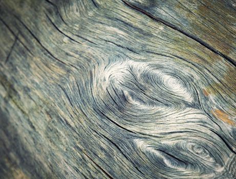an old piece of wood with an abstract pattern