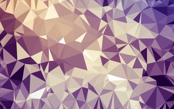 Abstract low poly background, geometry triangle, mosaic pastel color background