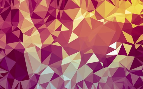 Abstract low poly background, geometry triangle, mosaic pastel color background