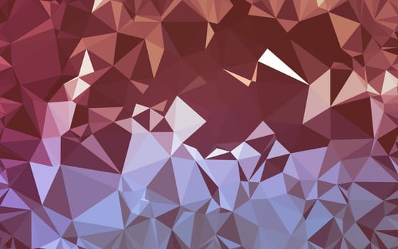 Abstract low poly background, geometry triangle, mosaic pastel color background