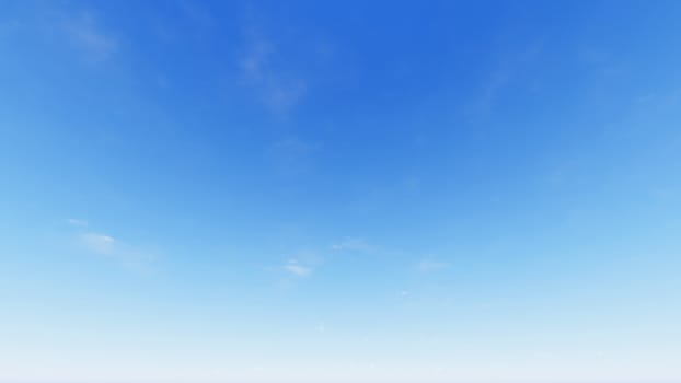 Cloudy blue sky abstract background, blue sky background with tiny clouds, 3d rendering

