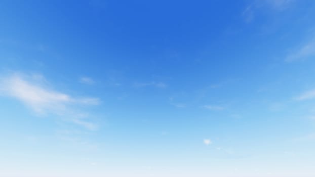 Cloudy blue sky abstract background, blue sky background with tiny clouds, 3d rendering

