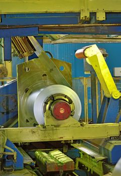 galvanized steel coil in steel plant