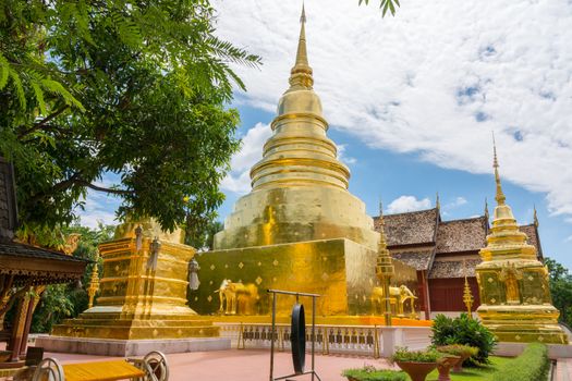 Wat Phra Sing in Chiang Mai Province ,Thailand