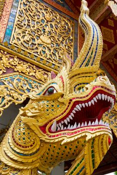 Wat Phra Sing in Chiang Mai Province ,Thailand