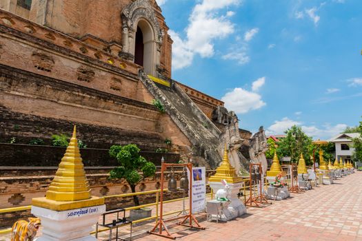 Wat Chedi Luang in Chiang Mai, Thailand