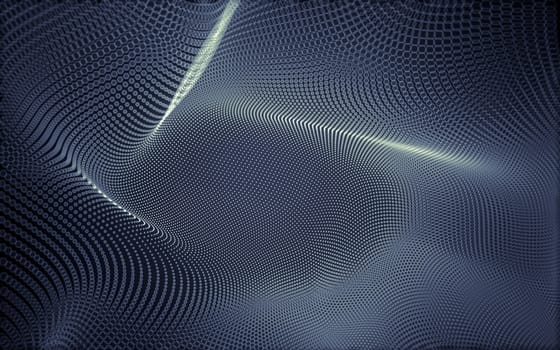 Abstract polygonal space low poly dark background with connecting dots and lines. Connection structure. 3d rendering