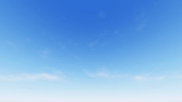 Cloudy blue sky abstract background, blue sky background with tiny clouds, 3d rendering

