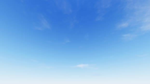 Cloudy blue sky abstract background, blue sky background with tiny clouds, 3d rendering

