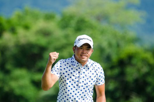 CHONBURI - JULY 31 : Chan Shih-chang of Chinese Taipei winner in King's Cup 2016 at Phoenix Gold Golf & Country Club Pattaya on July 31, 2016 in Chonburi, Thailand.