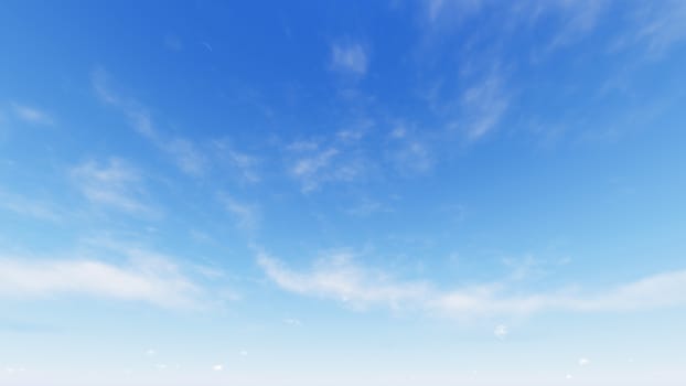 Cloudy blue sky abstract background, blue sky background with tiny clouds, 3d rendering

