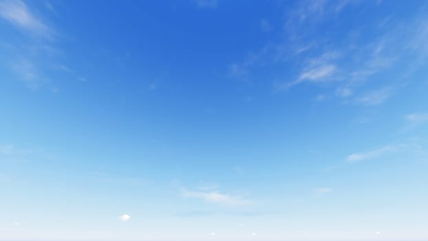 Cloudy blue sky abstract background, blue sky background with tiny clouds, 3d rendering

