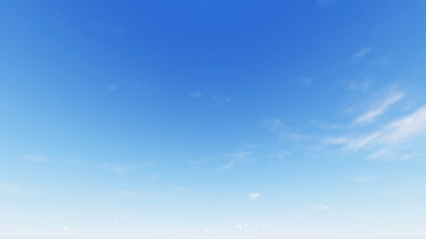 Cloudy blue sky abstract background, blue sky background with tiny clouds, 3d rendering

